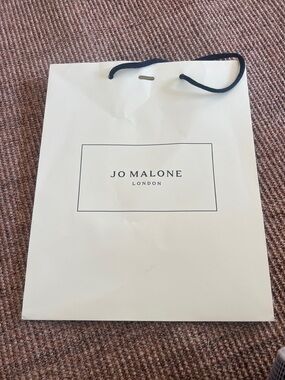 Jo Malone Cream and Navy Branded Shopping Bag